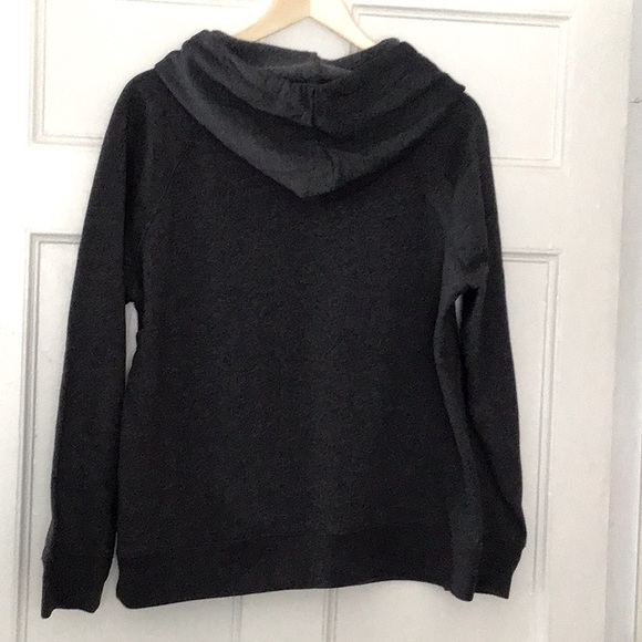Old Navy Fleece hoodie, women’s, dark, gray color, size XL - Picture 4 of 7